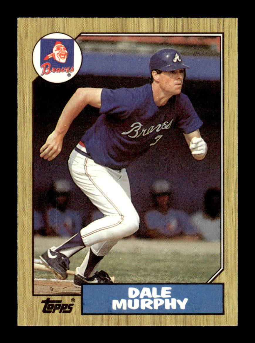 1987 Topps #490 Dale Murphy Collector's Edition Tiffany NM HOF-10003530