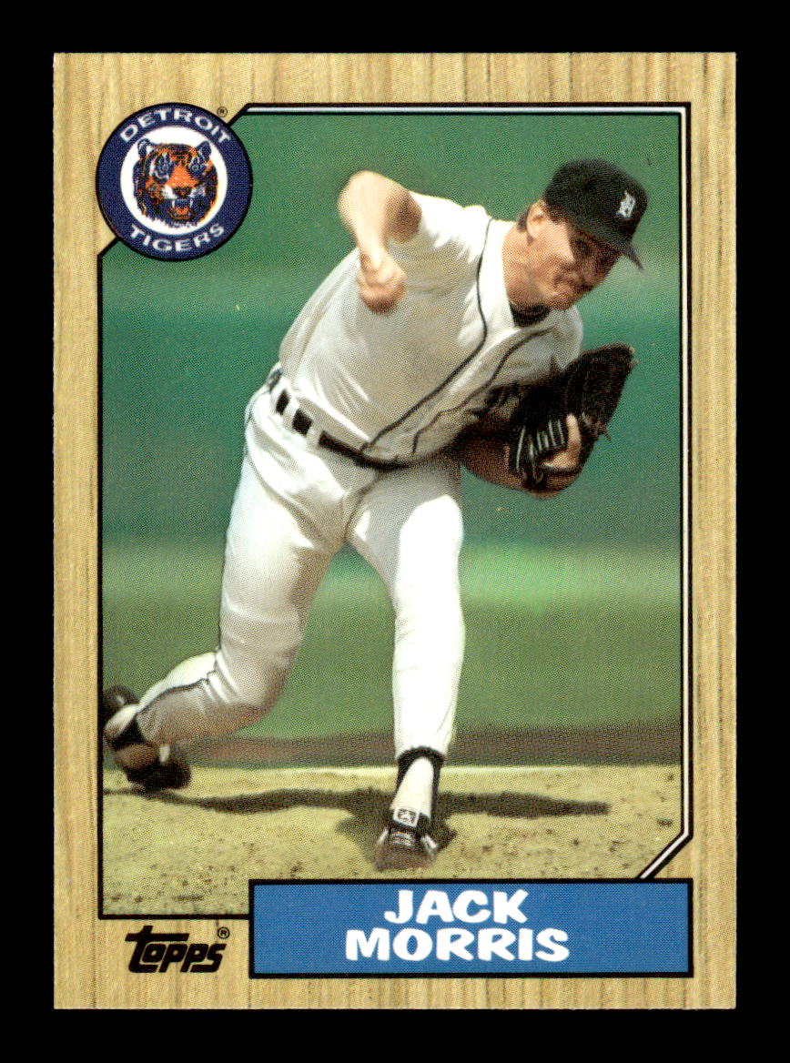 1987 Topps #778 Jack Morris Collector's Edition Tiffany NM HOF-10003531