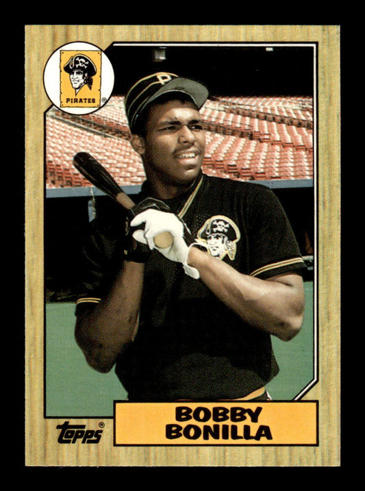 1987 Topps #184 Bobby Bonilla Collector's Edition Tiffany NM HOF-10003534