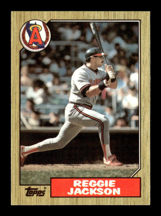 1987 Topps #300 Reggie Jackson Collector's Edition Tiffany NM HOF-10003536