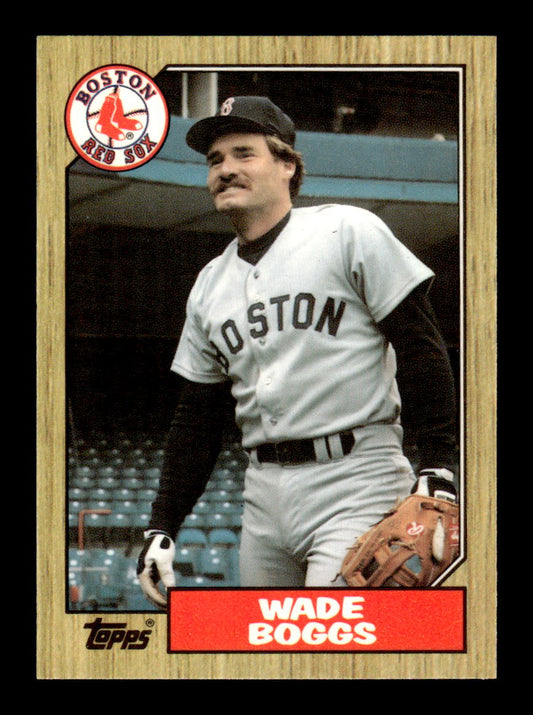 1987 Topps #150 Wade Boggs Collector's Edition Tiffany NM HOF-10003538