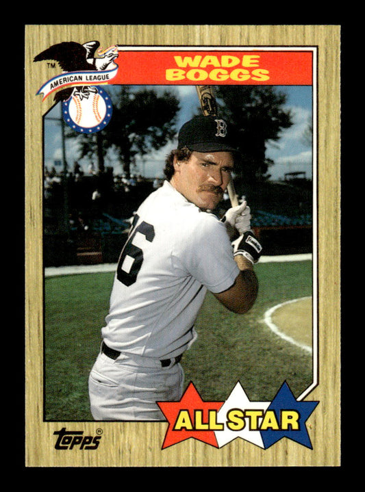 1987 Topps #608 Wade Boggs Collector's Edition Tiffany NM HOF-10003540