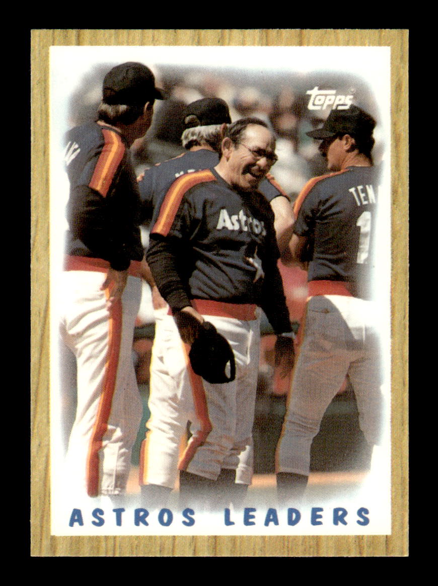 1987 Topps #531 Astros Leaders Collector's Edition Tiffany NM HOF-10003543