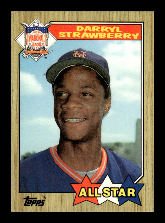1987 Topps #601 Darryl Strawberry Collector's Edition Tiffany NM HOF-10003544