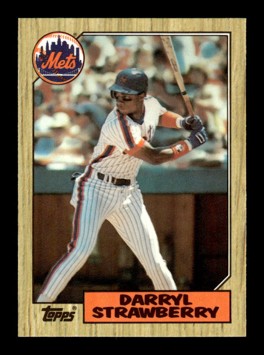 1987 Topps #460 Darryl Strawberry Collector's Edition (Tiffany NM HOF-10003545