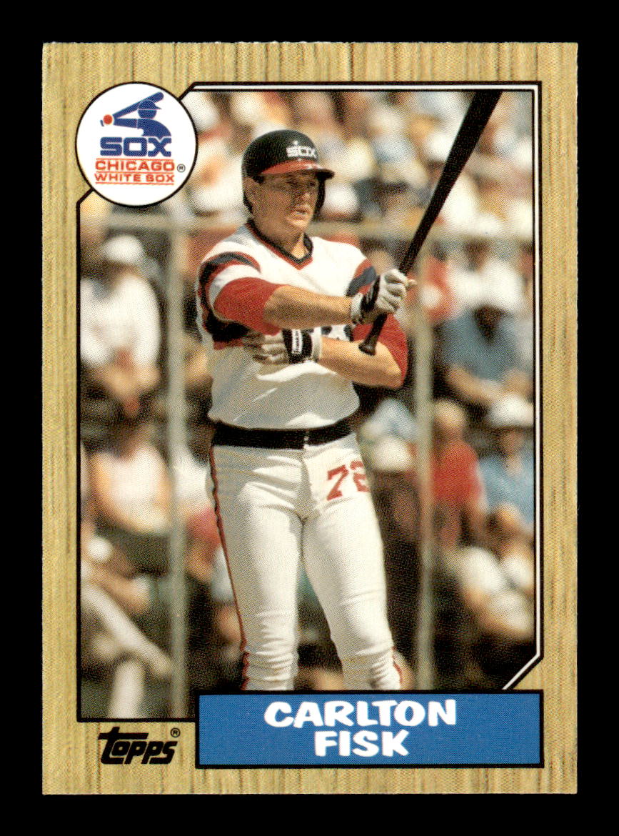 1987 Topps #756 Carlton Fisk Collector's Edition Tiffany NM HOF-10003553