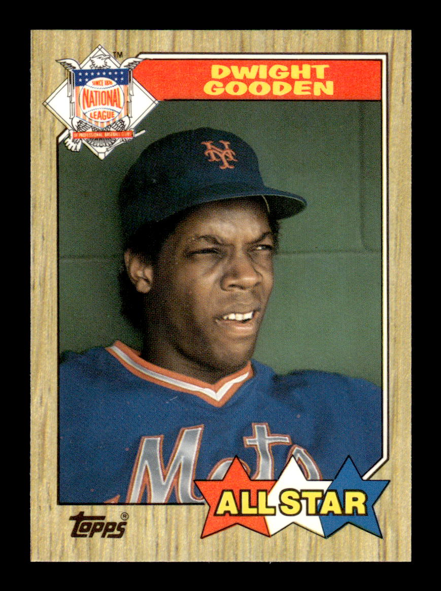 1987 Topps #603 Dwight Gooden Collector's Edition Tiffany NM HOF-10003555