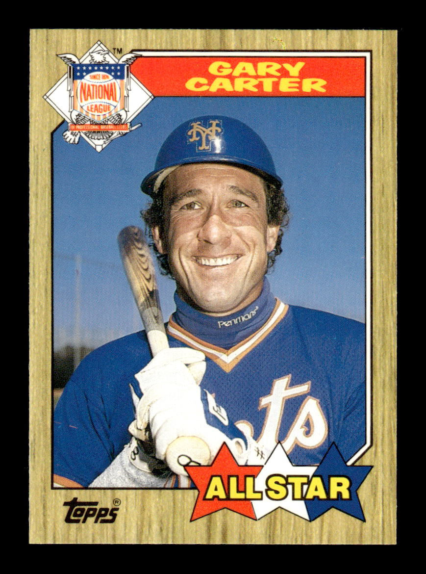 1987 Topps #602 Gary Carter Collector's Edition Tiffany NM HOF-10003558