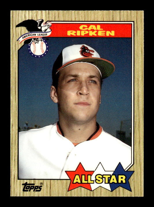 1987 Topps #609 Cal Ripken Collector's Edition Tiffany NM HOF-10003562