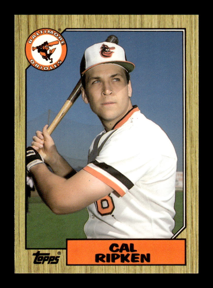 1987 Topps #784 Cal Ripken Collector's Edition Tiffany NM HOF-10003563