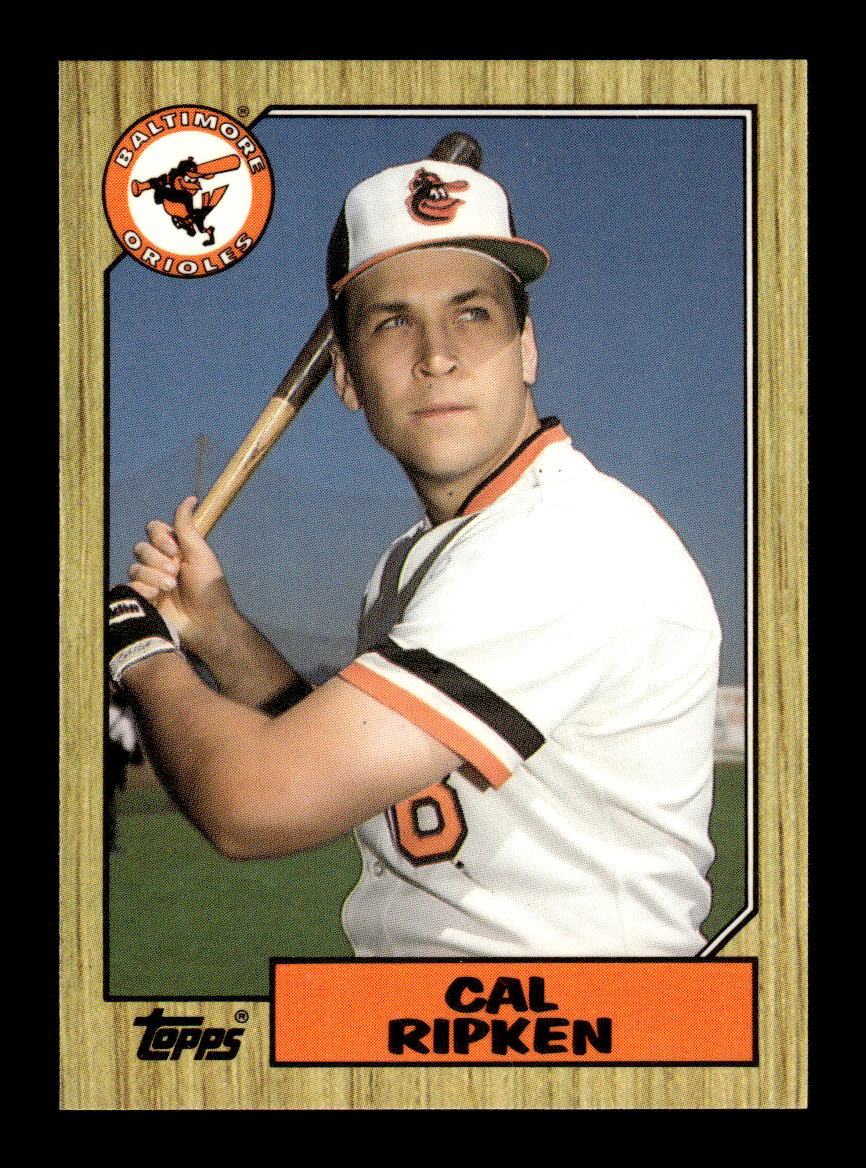 1987 Topps #784 Cal Ripken Collector's Edition Tiffany NM HOF-10003564