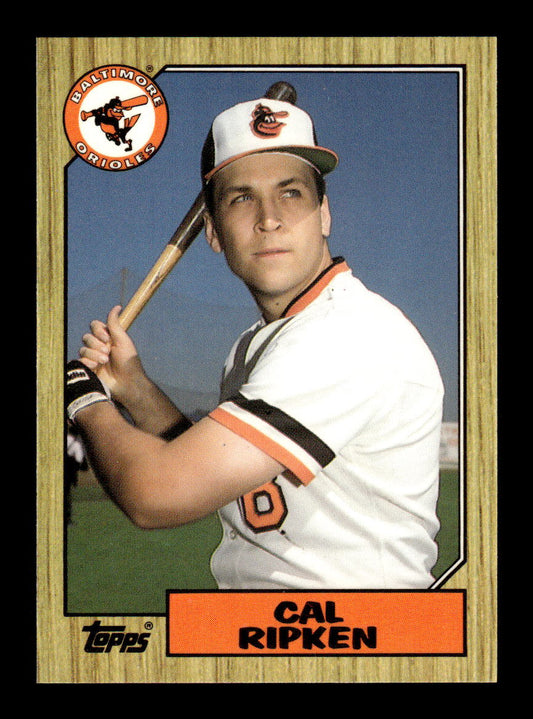 1987 Topps #784 Cal Ripken Collector's Edition Tiffany NM HOF-10003564