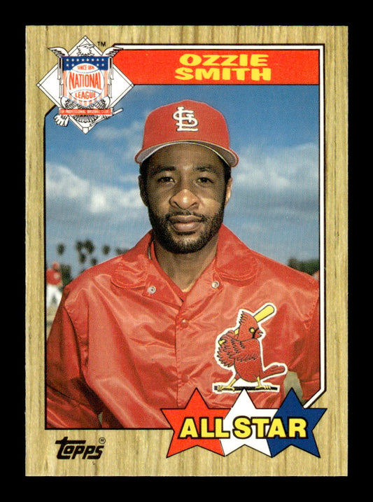 1987 Topps #598 Ozzie Smith Collector's Edition Tiffany NM HOF-10003565