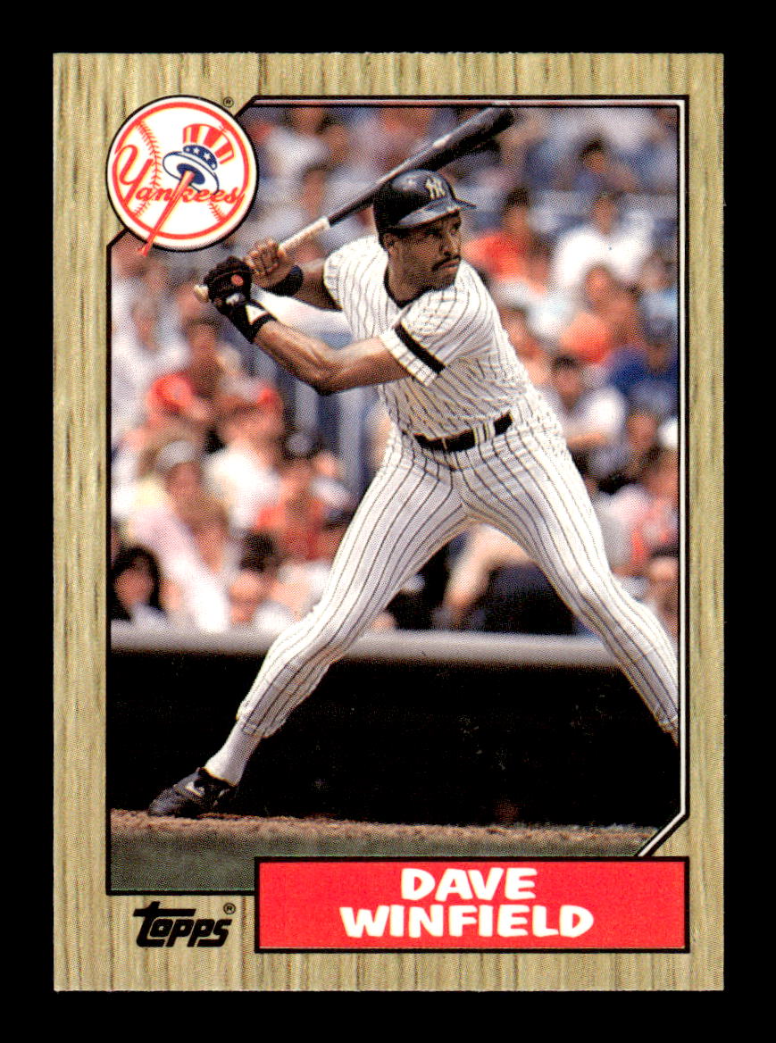 1987 Topps #770 Dave Winfield Collector's Edition Tiffany NM HOF-10003567
