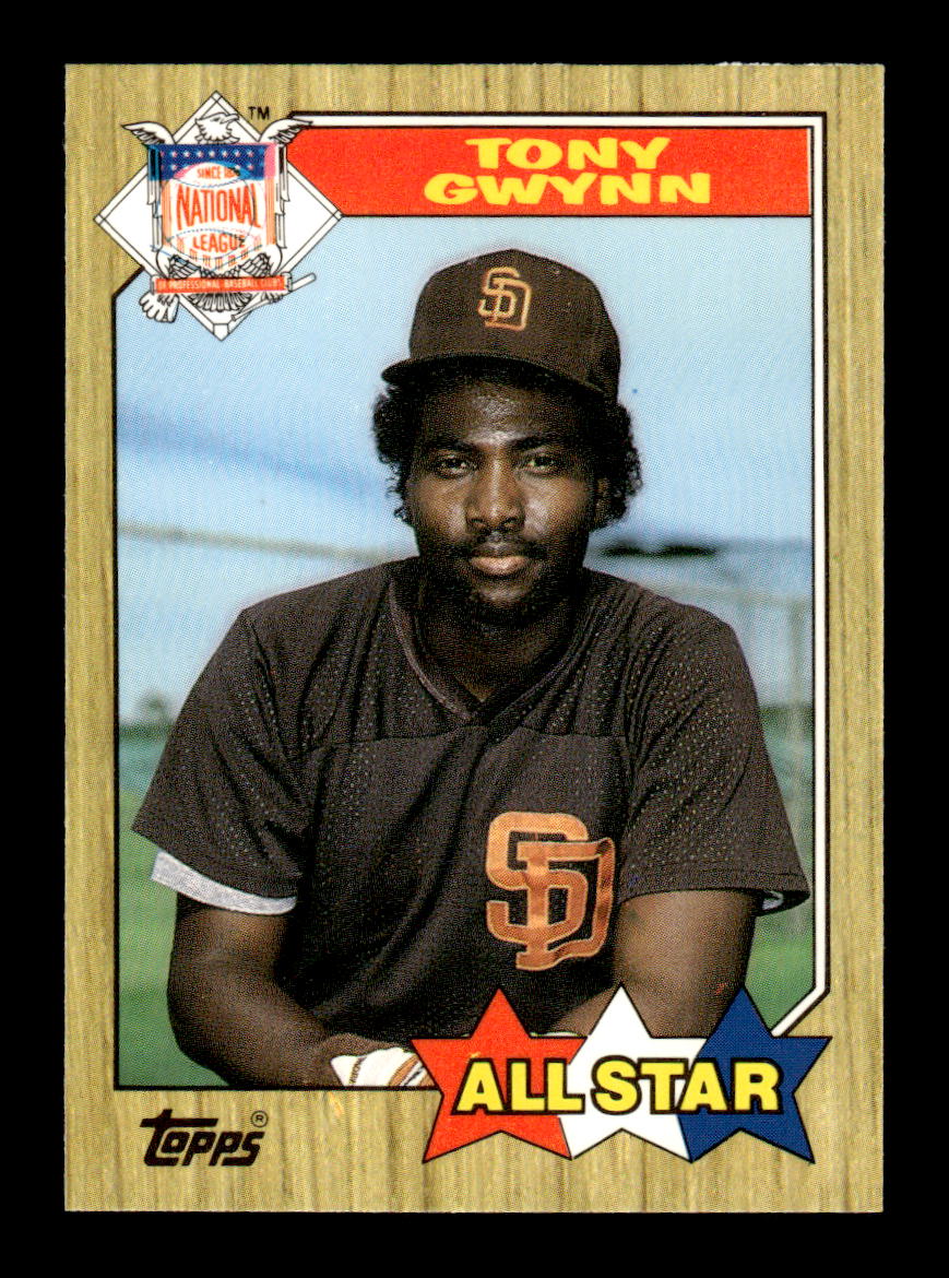 1987 Topps #599 Tony Gwynn Collector's Edition Tiffany NM HOF-10003568