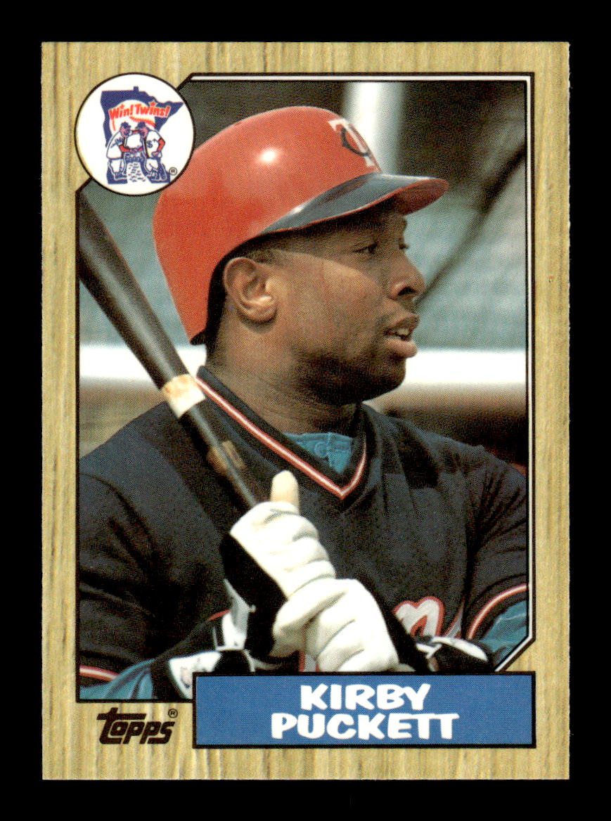 1987 Topps #450 Kirby Puckett Collector's Edition Tiffany NM HOF-10003572