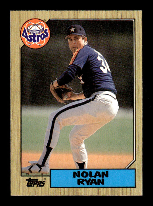 1987 Topps #757 Nolan Ryan Collector's Edition Tiffany NM HOF-10003579