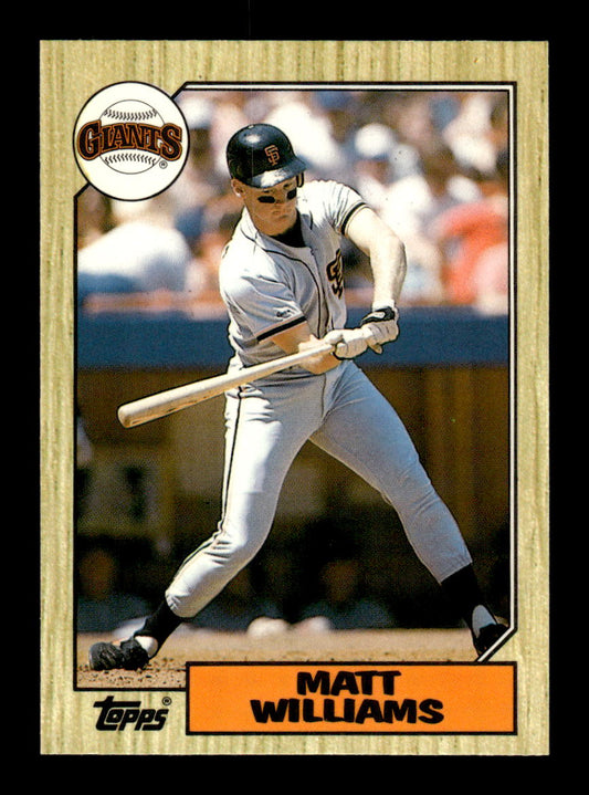 1987 Topps Traded #129T Matt Williams Tiffany Near Mint or Better HOF-10003581