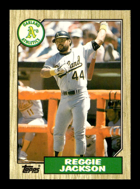1987 Topps Traded #52T Reggie Jackson Tiffany Near Mint or Better HOF-10003583