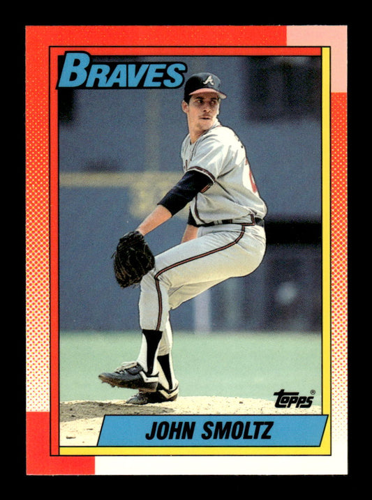 1990 Topps #535 John Smoltz Collector's Edition (Tiffany) Excellent HOF-10003664