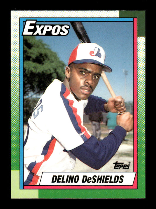 1990 Topps #224 Delino DeShields Collector's Edition (Tiffany) Excellent HOF-10003666