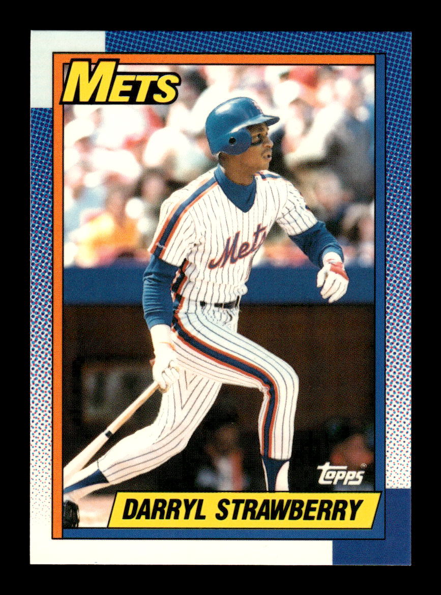1990 Topps #600 Darryl Strawberry Collector's Edition (Tiffany) Near Mint or Better HOF-10003675