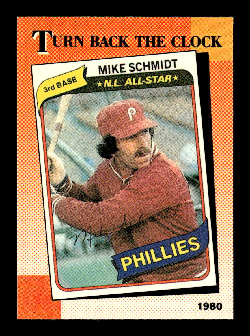 1990 Topps #662 Mike Schmidt Collector's Edition (Tiffany) Near Mint or Better HOF-10003678