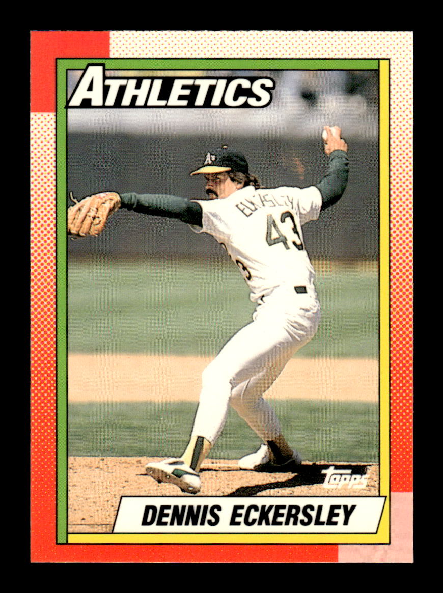 1990 Topps #670 Dennis Eckersley Collector's Edition (Tiffany) Near Mint or Better HOF-10003697