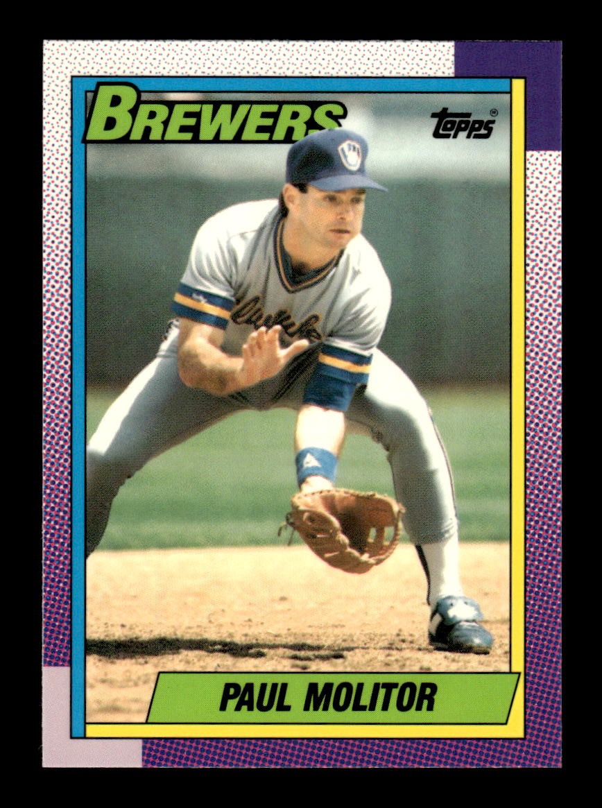 1990 Topps #360 Paul Molitor Collector's Edition (Tiffany) Near Mint or Better HOF-10003701