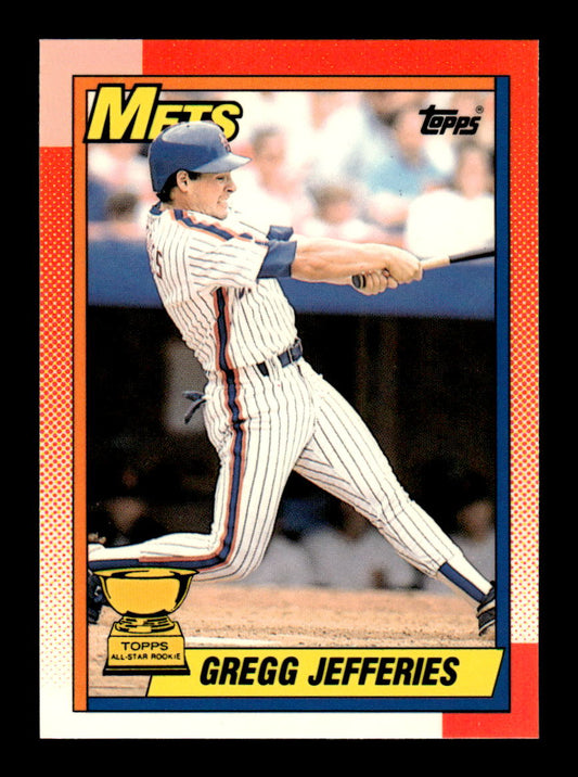 1990 Topps #457 Gregg Jefferies Collector's Edition (Tiffany) Near Mint or Better HOF-10003712