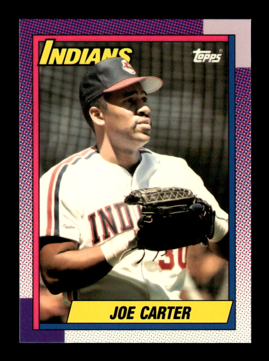 1990 Topps #580 Joe Carter Collector's Edition (Tiffany) Near Mint or Better HOF-10003713