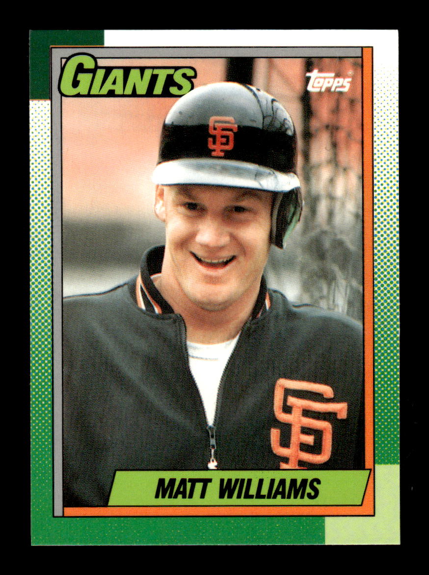 1990 Topps #41 Matt Williams Collector's Edition (Tiffany) Near Mint or Better HOF-10003715