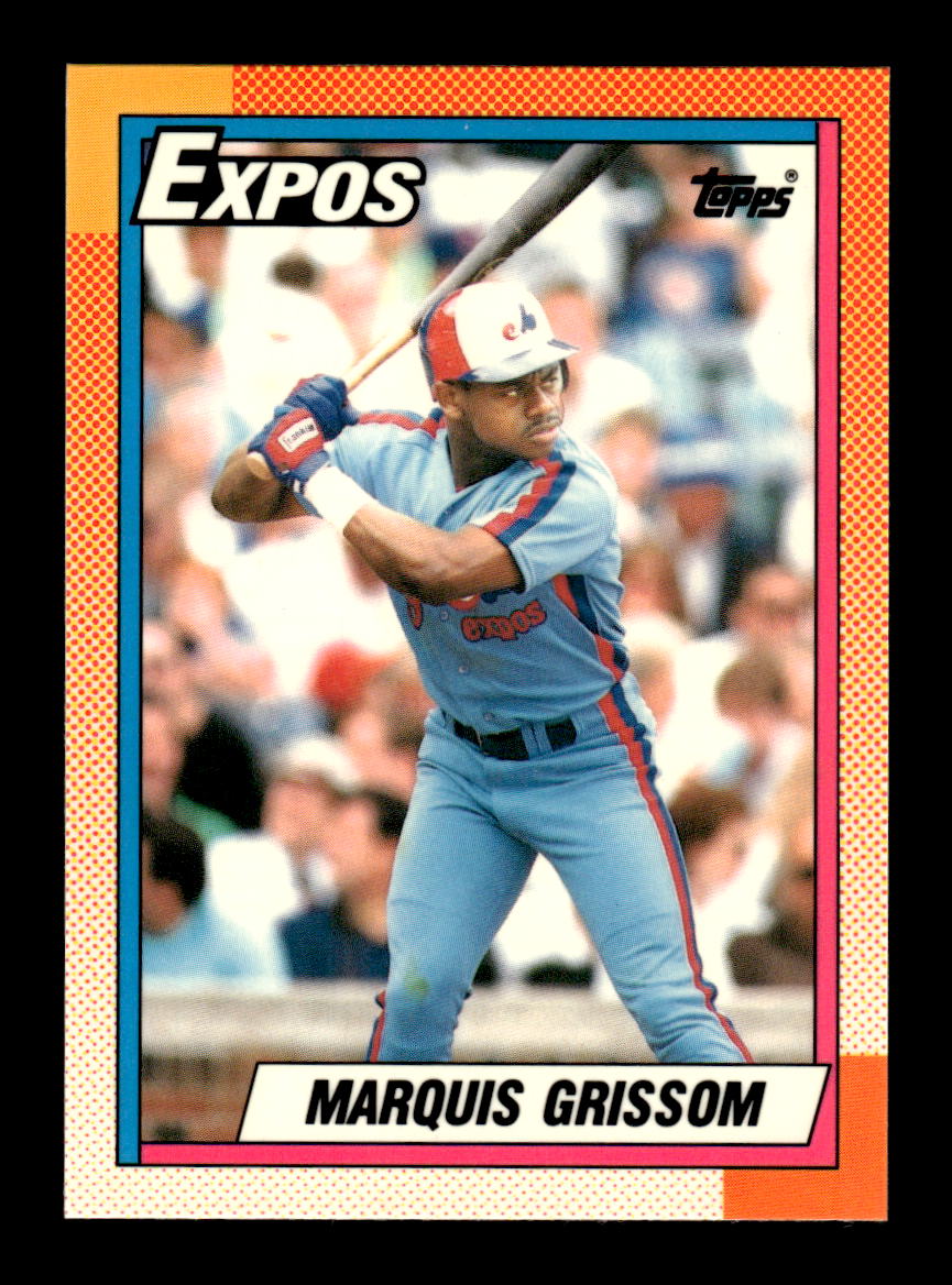 1990 Topps #714 Marquis Grissom Collector's Edition (Tiffany) Near Mint or Better HOF-10003719