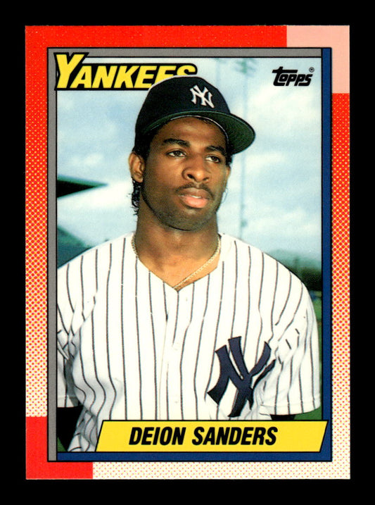 1990 Topps #61 Deion Sanders Collector's Edition (Tiffany) Near Mint or Better HOF-10003724
