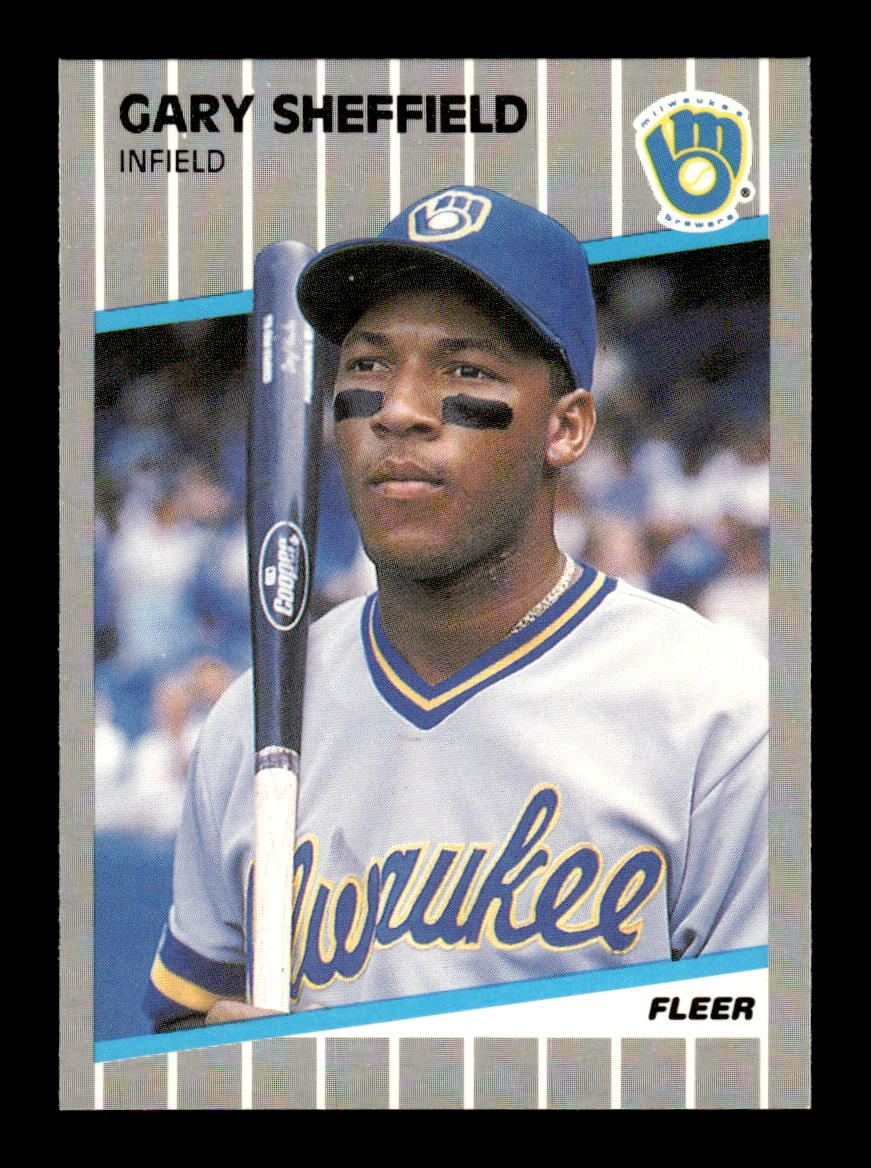 1989 Fleer #196 Gary Sheffield Glossy Near Mint or Better HOF-10003732