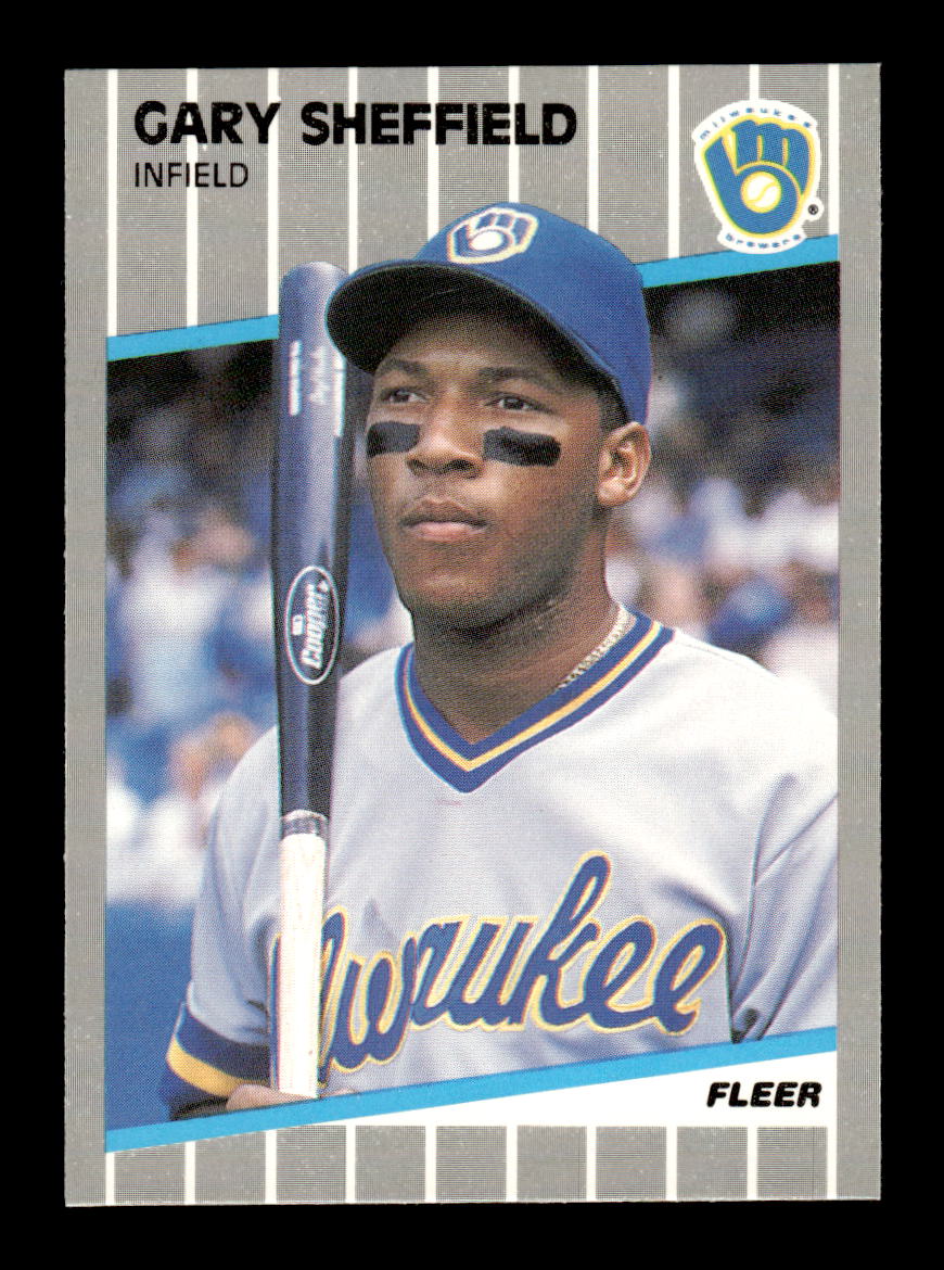 1989 Fleer #196 Gary Sheffield Glossy Near Mint or Better HOF-10003733