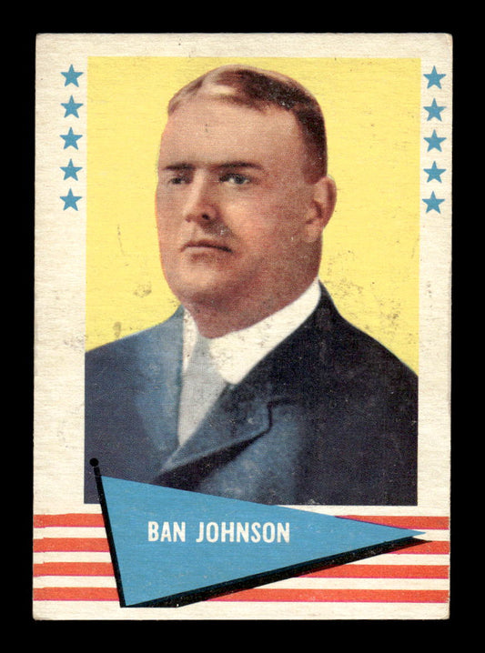 1961 Fleer Baseball Greats (F418-3) #48 Ban Johnson Very Good HOF-10003746
