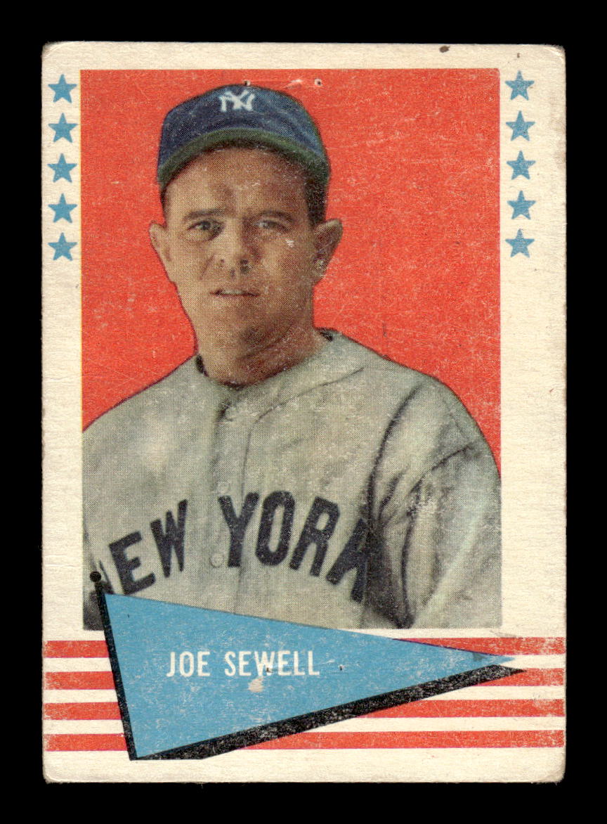 1961 Fleer Baseball Greats (F418-3) #76 Joe Sewell Very Good HOF-10003748