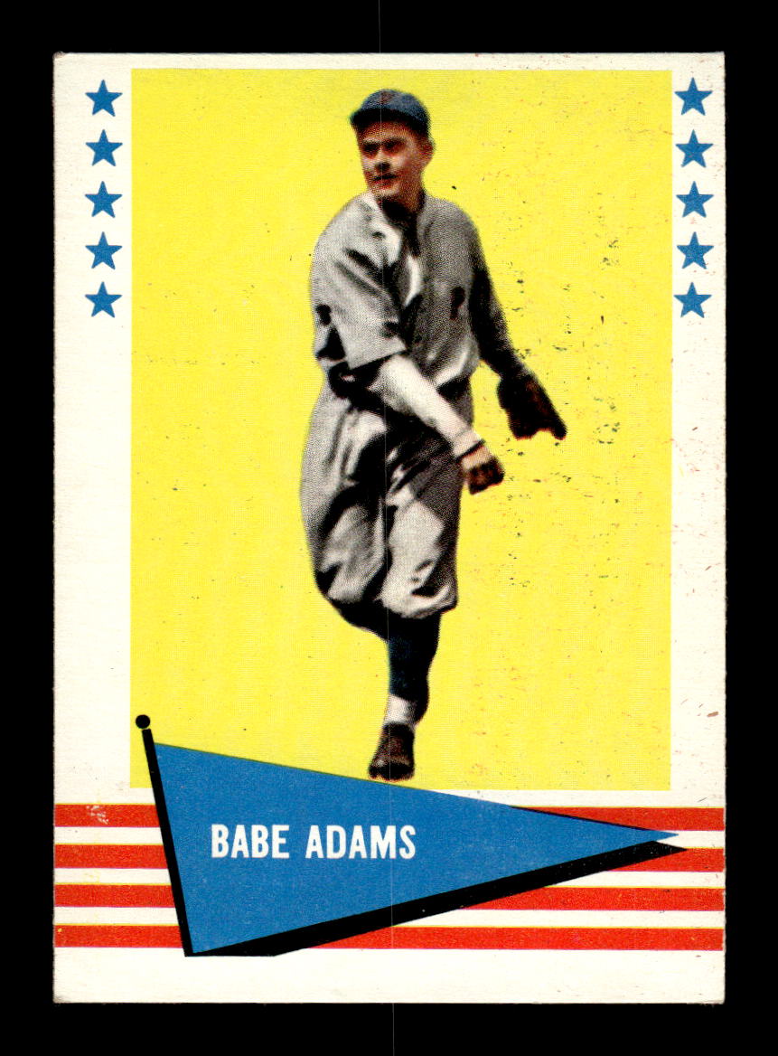1961 Fleer Baseball Greats (F418-3) #90 Babe Adams Very Good HOF-10003750