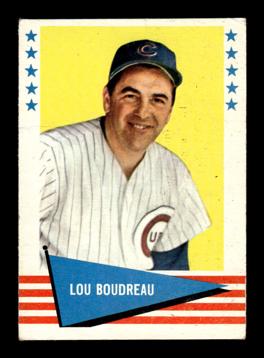 1961 Fleer Baseball Greats (F418-3) #94 Lou Boudreau Very Good HOF-10003752