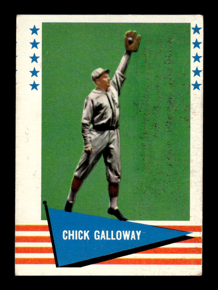 1961 Fleer Baseball Greats (F418-3) #108 Chick Galloway Very Good HOF-10003758