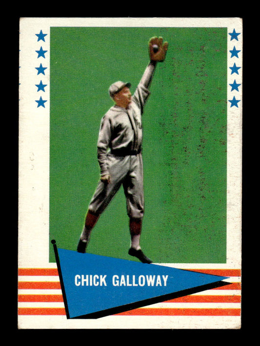 1961 Fleer Baseball Greats (F418-3) #108 Chick Galloway Very Good HOF-10003758