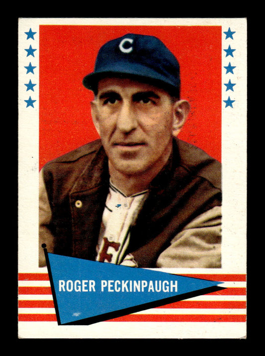 1961 Fleer Baseball Greats (F418-3) #132 Roger Peckinpaugh VG HOF-10003767