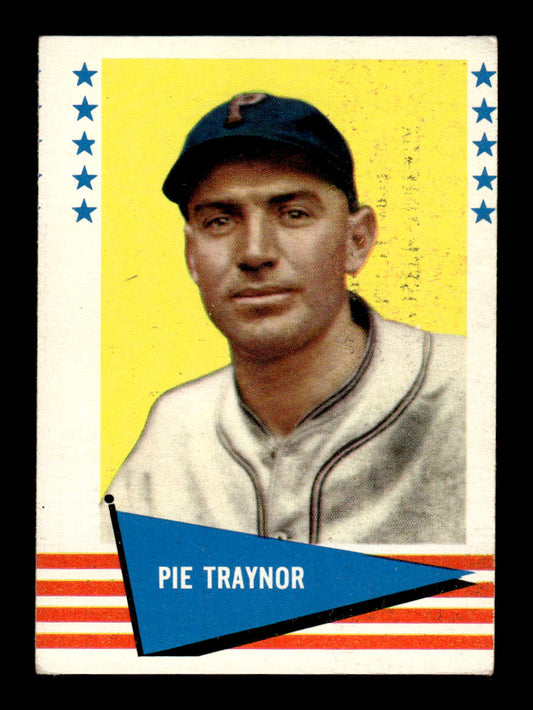 1961 Fleer Baseball Greats (F418-3) #144 Pie Traynor Very Good HOF-10003775