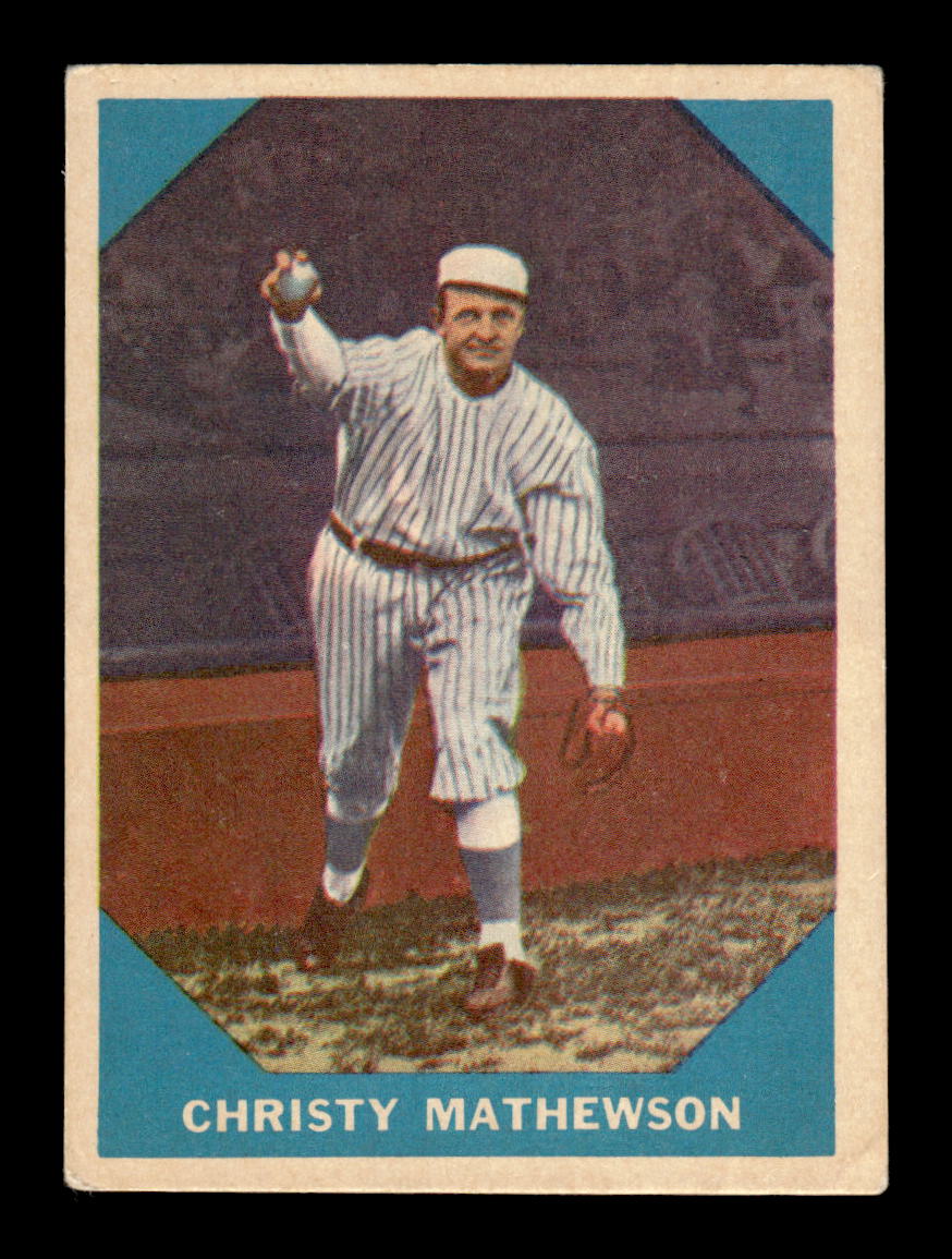 1960 Fleer Baseball Greats #2 Christy Mathewson Very Good HOF-10003780