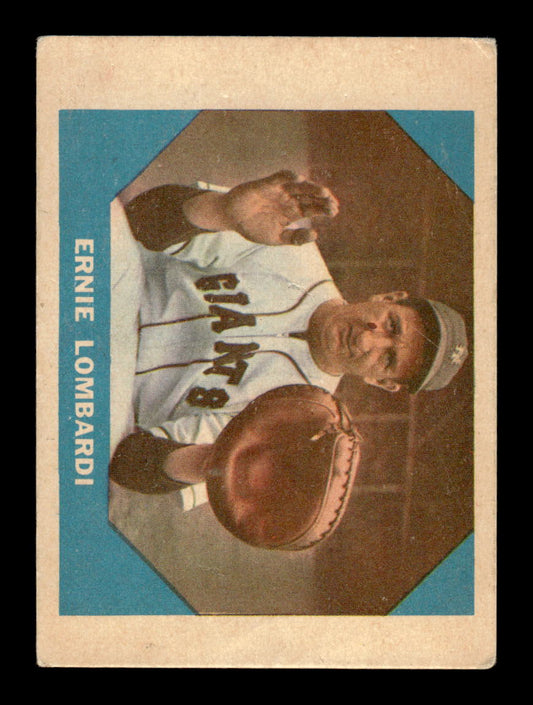 1960 Fleer Baseball Greats #17 Ernie Lombardi Very Good HOF-10003784