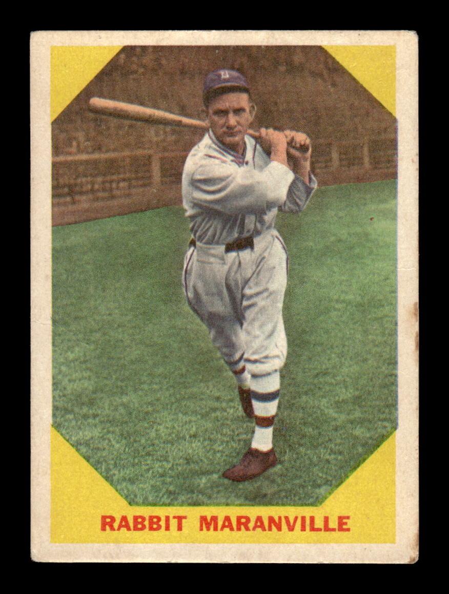 1960 Fleer Baseball Greats #21 Rabbit Maranville Very Good HOF-10003787