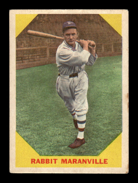 1960 Fleer Baseball Greats #21 Rabbit Maranville Very Good HOF-10003787