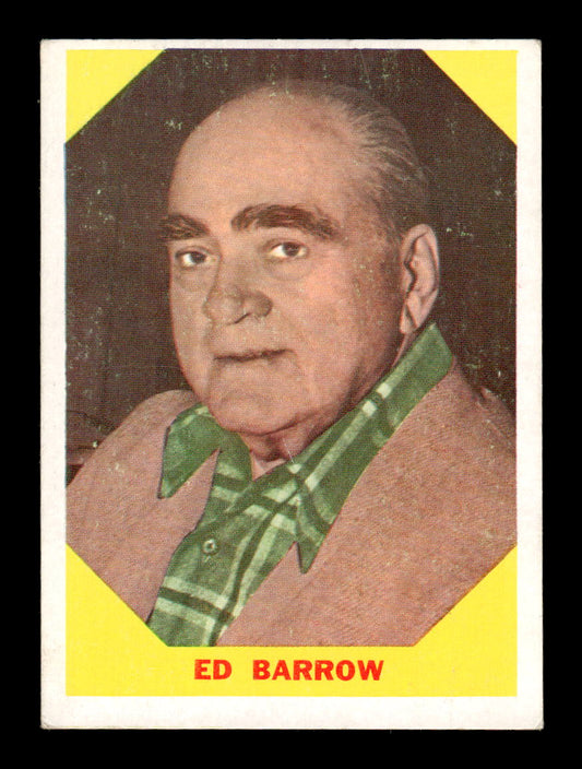 1960 Fleer Baseball Greats #23 Ed Barrow Very Good HOF-10003789