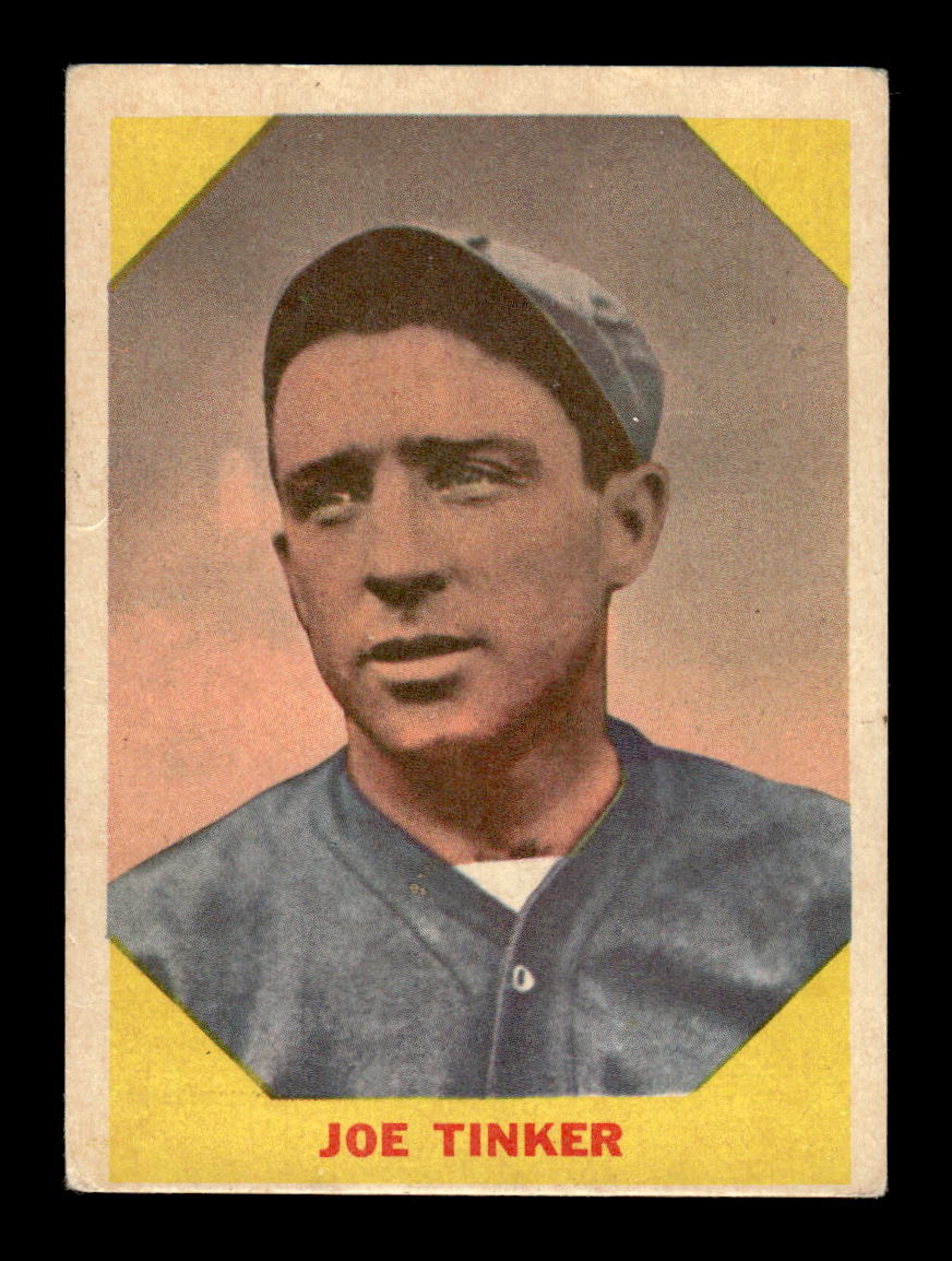 1960 Fleer Baseball Greats #40 Joe Tinker Very Good HOF-10003796